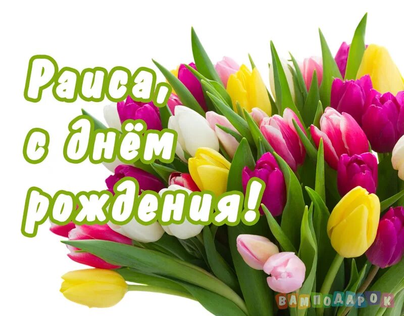 Картинка с днем рождения женщине рая Раечка eCookie.ru