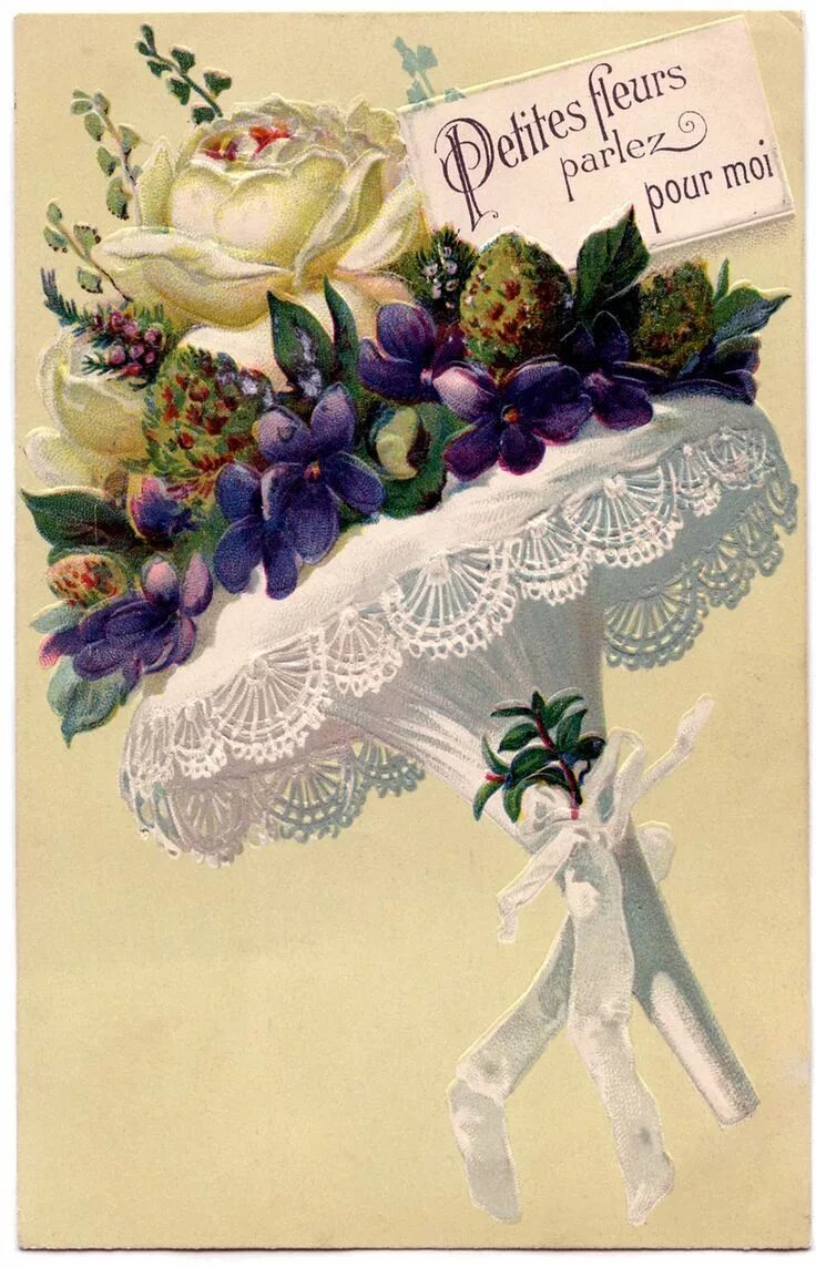 Картинка с днем рождения женщине ретро Love this from The Graphics Fairy. Vintage cards, Vintage flowers, Vintage valen