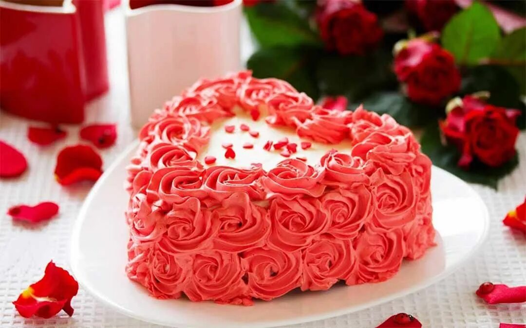 Картинка с днем рождения женщине сердце Romantic Birthday Gift Ideas for Boyfriend to Surprise Him Birthday cake picture