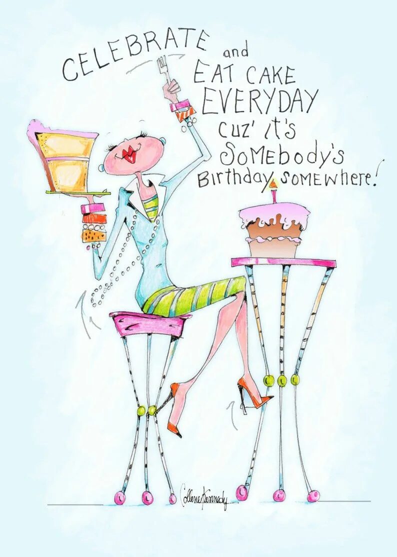 Картинка с днем рождения женщине стильная прикольная Funny Birthday Cards for Women Women Humor Birthday Cards Etsy Happy birthday pi