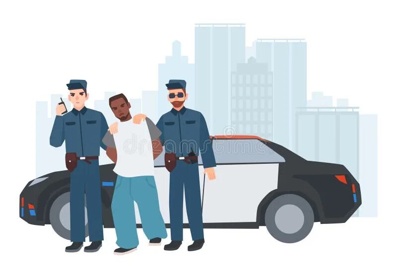 Картинка с днем учителя где задерживают преступников Arrested Thief Prisoner Criminal Hands Handcuff Caught Evil Greedily Cartoon Rog