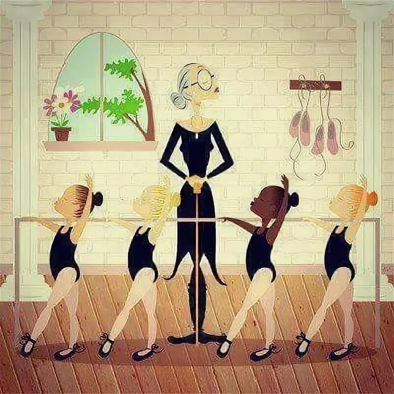 Картинка с днем учителя танцев прикольная Pin by Alessandra Lemos on bailarina Ballet illustration, Dance art, Teachers il
