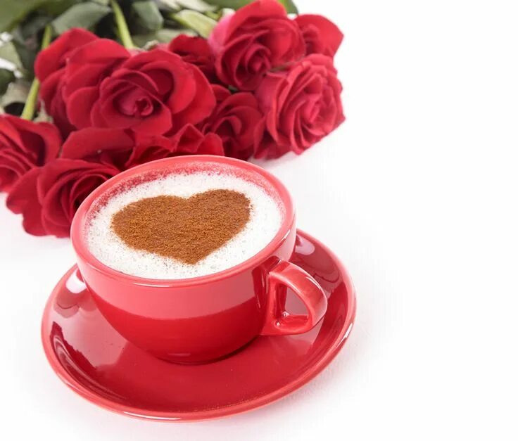Картинка с добрым утром любимая жена Fotos von Valentinstag Herz Rot Rose Kaffee Tasse das Essen Guten morgen kaffee,