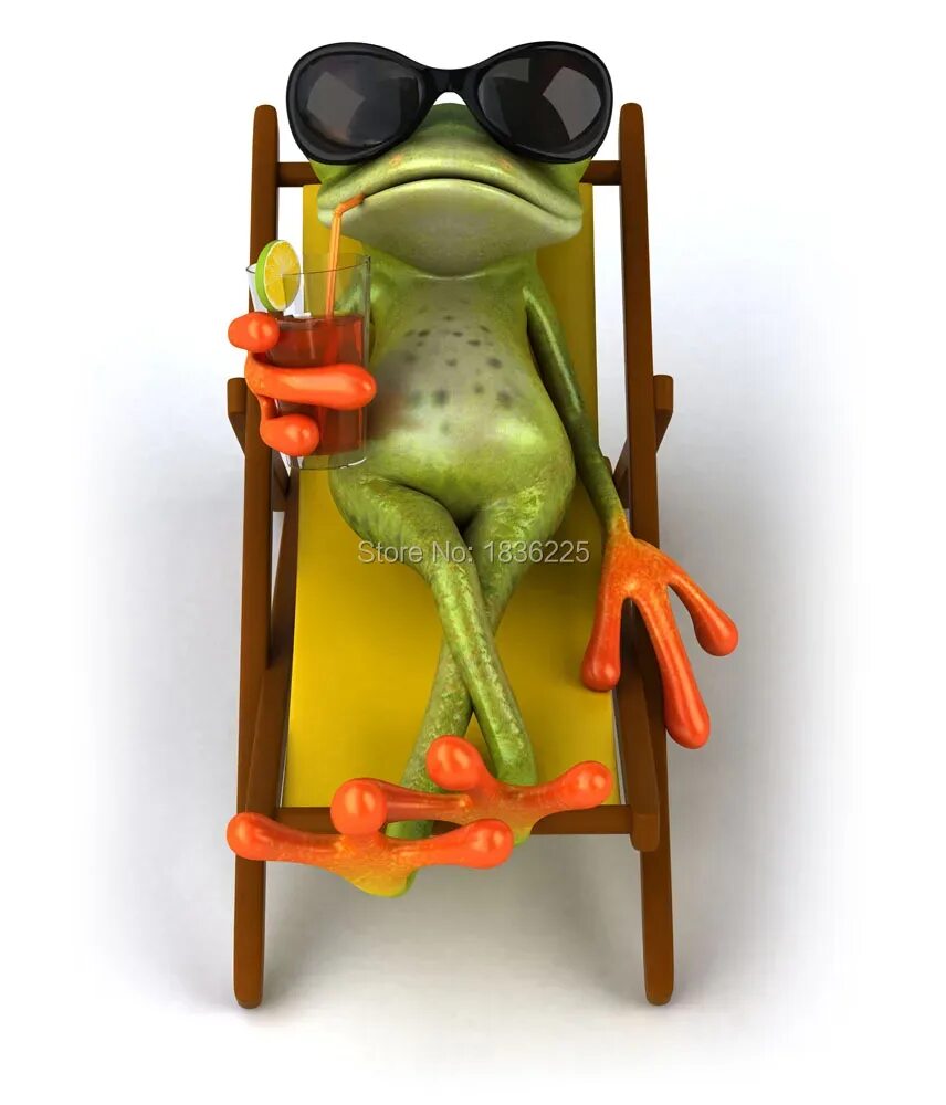 Картинка с первым днем отпуска прикольная женщине art supplies handmade oil painting wall decoration wallpapers animal frog oil pa