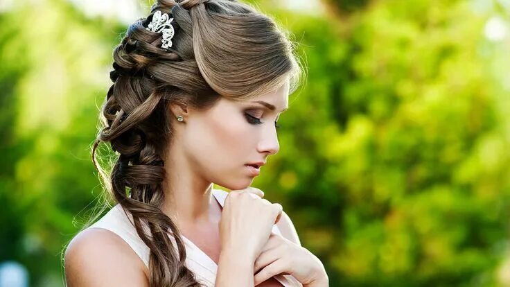 Картинка самая красивая прическа The Ultimate Guide To Side Swept Wedding Hair Simple wedding hairstyles, Hair st
