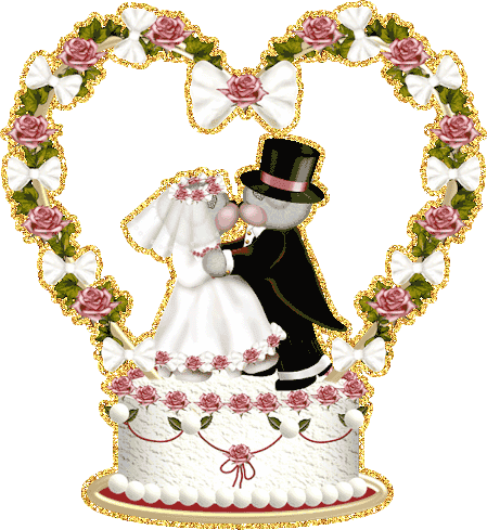 Картинка свадьба анимация GIFS : GIFS DE AMOR Anniversario, Gif