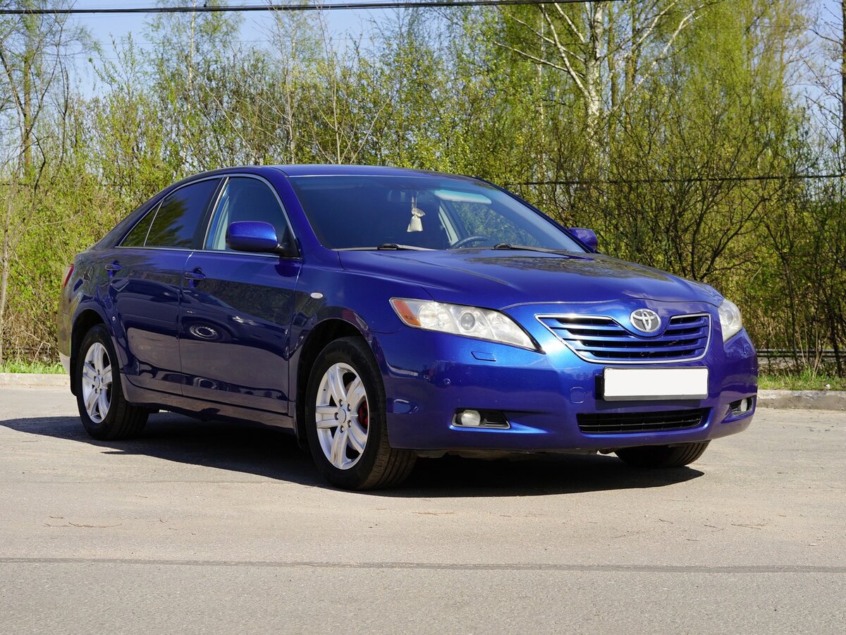 Картинка тойота камри 40 синяя цвет тюнинг Купить б/у Toyota Camry VI (XV40) 2.4 AT (167 л.с.) бензин автомат в Санкт-Петер