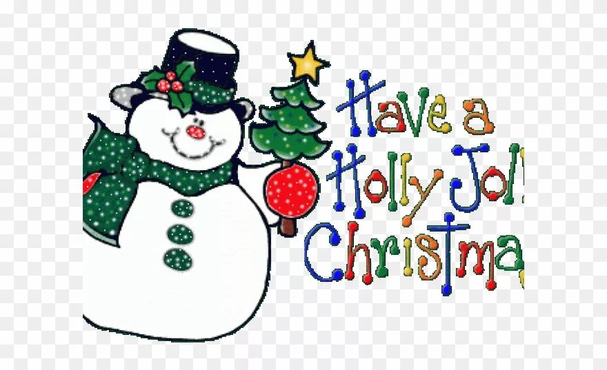 Картинки английского нового года Download Merry Christmas Clipart Snowman - Merry Christmas Greeting Clip Art - P