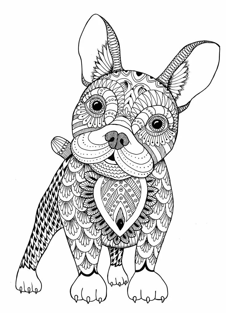 Картинки антистресс животные Printable Mandala Animals & Zentangle Coloring Pages Mandalas para colorear anim