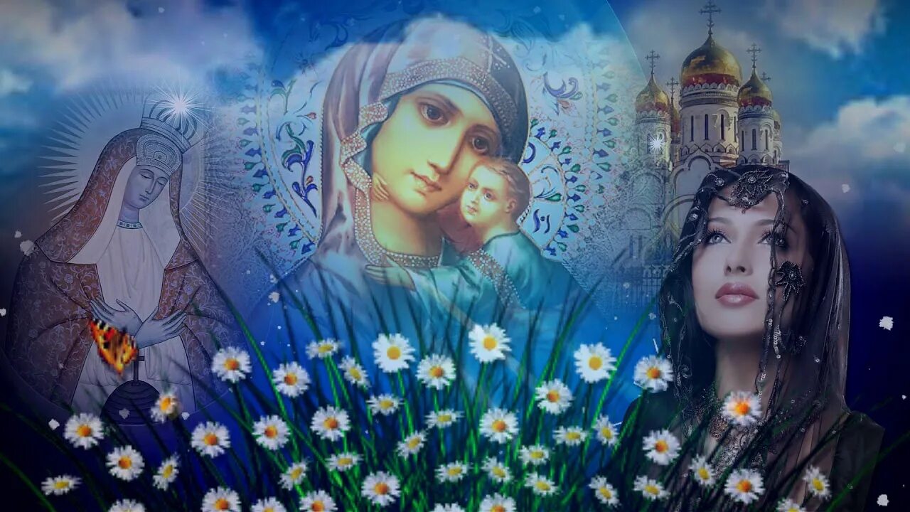 Картинки божественные богородицы с музыкой Великолепная песня Молитва ко Святой Богородице! - YouTube