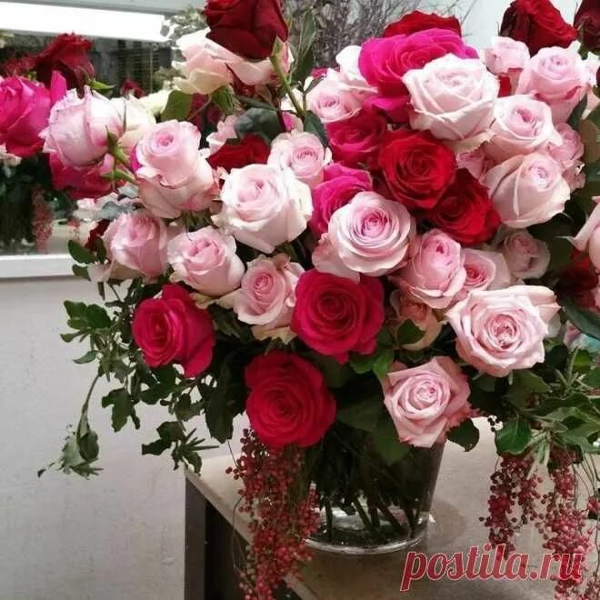 Картинки букеты роз с пожеланием доброго ღЦветочный райღ Floral arrangements, Beautiful roses, Floral