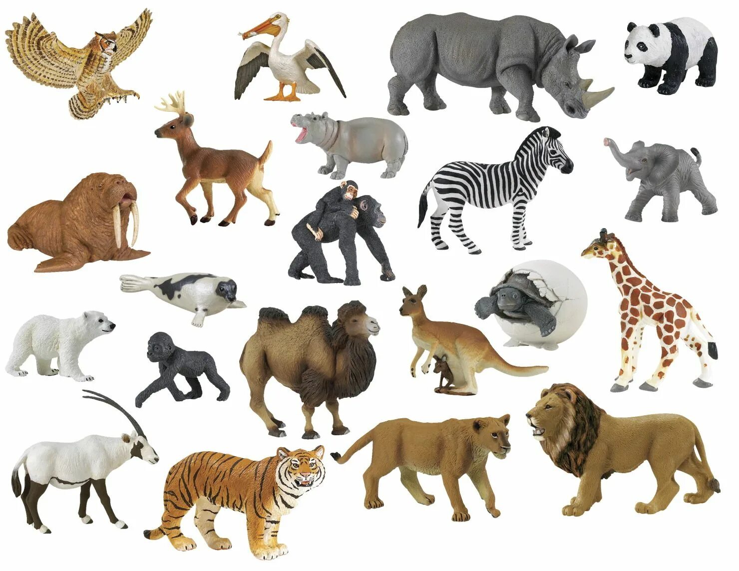 Картинки детали животные Childcraft Zoo Animal Set, Assorted Colors, Set of 21 SANTA IS COMING! OH BOY! T
