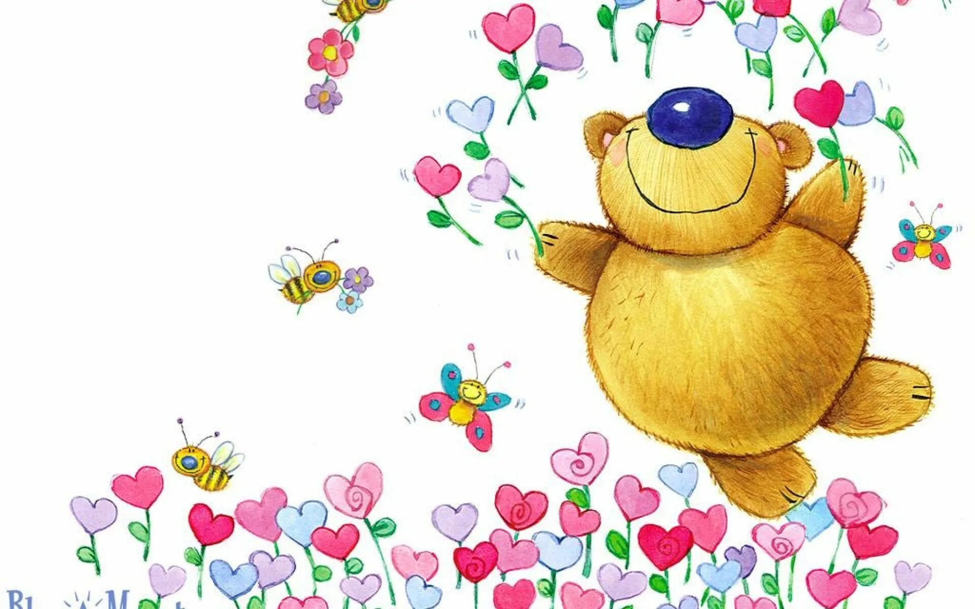 Картинки детские красивые с пожеланиями flores dibujo - Αναζήτηση Google