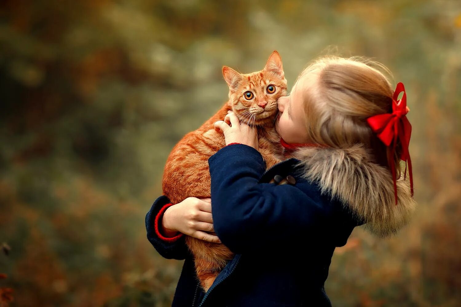 Картинки девочки животные Photo contest Autumn Narrative - 35AWARDS