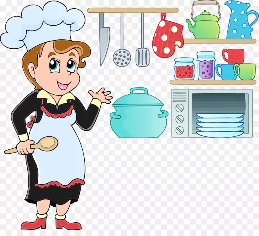 Картинки для кухни в детском саду оформление Clip art Immagine Royalty-free Immagine stock photography Cartoon - 3000*2668 Pn