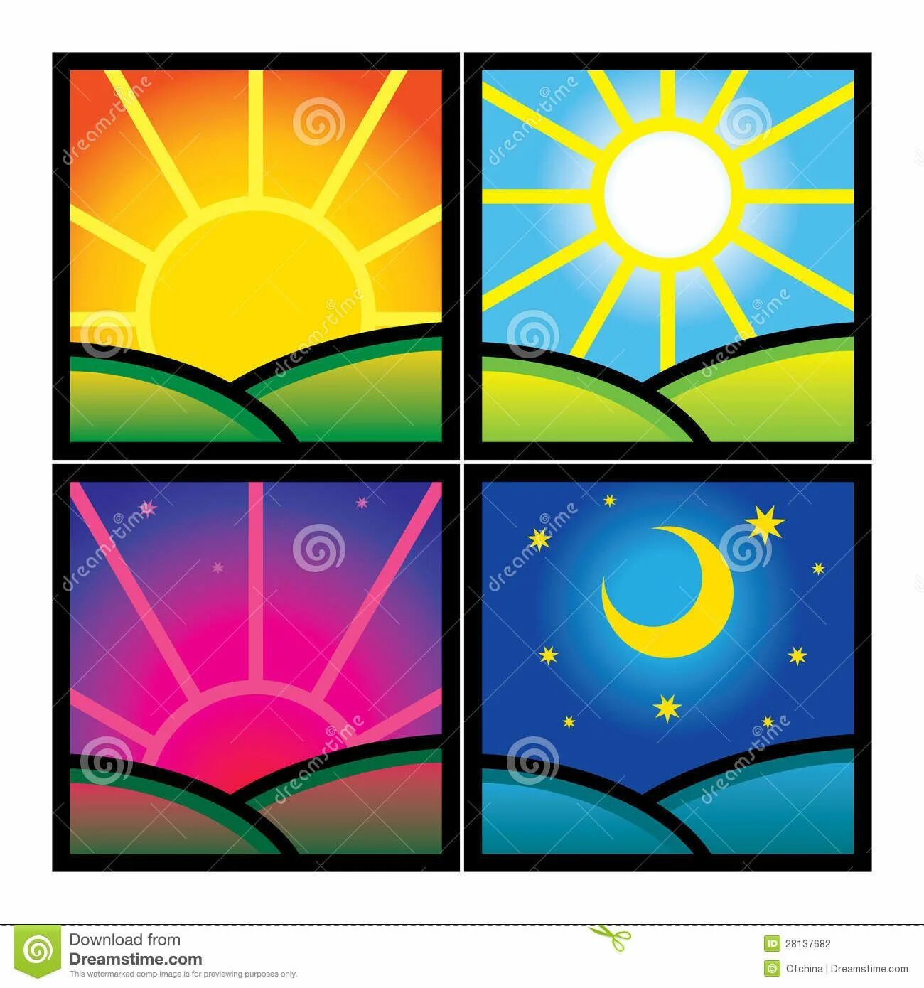 Картинки доброе утро день вечер ночи Morning Day Evening Night Good night moon, Night, Clip art