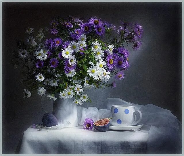 Картинки доброе утро добрый вечер цветы Пышный букетик Still life photographers, Still life photography, Still life art