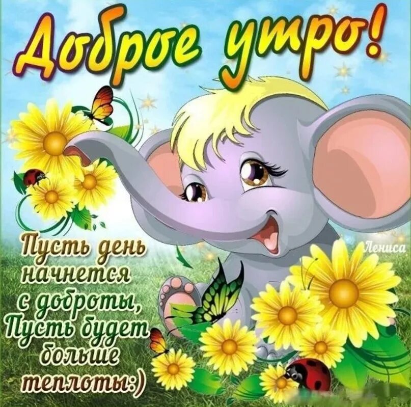 Картинки доброе утро хорошего дня девочке Какой прекрасный солнечный денёк! Да ещё и понедельник! 2023 МБДОУ "Детский сад 