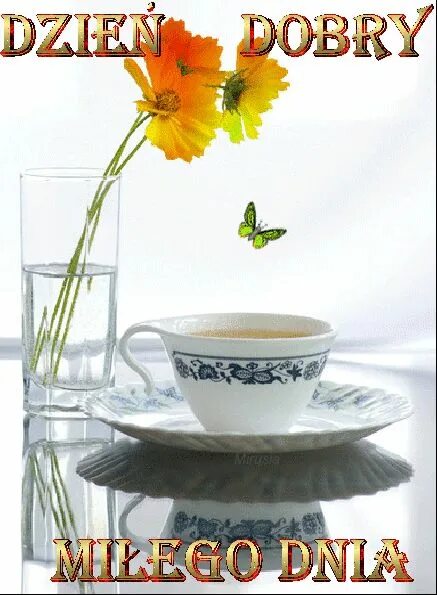 Картинки доброе утро хорошего гифки Wiersze,Gify Na Dzień Dobry ...: Gify na dzien dobry - herbata , kawa Good morni