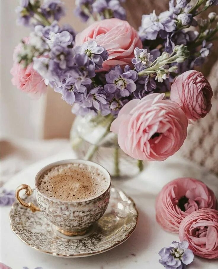 Картинки доброе утро кофе и цветы красивые Fancitaste Coffee vs tea, Coffee art, I love coffee