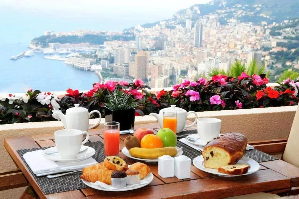 Картинки доброе утро красивая жизнь Monaco breakfast Breakfast around the world, Brunch table, Outdoor eating