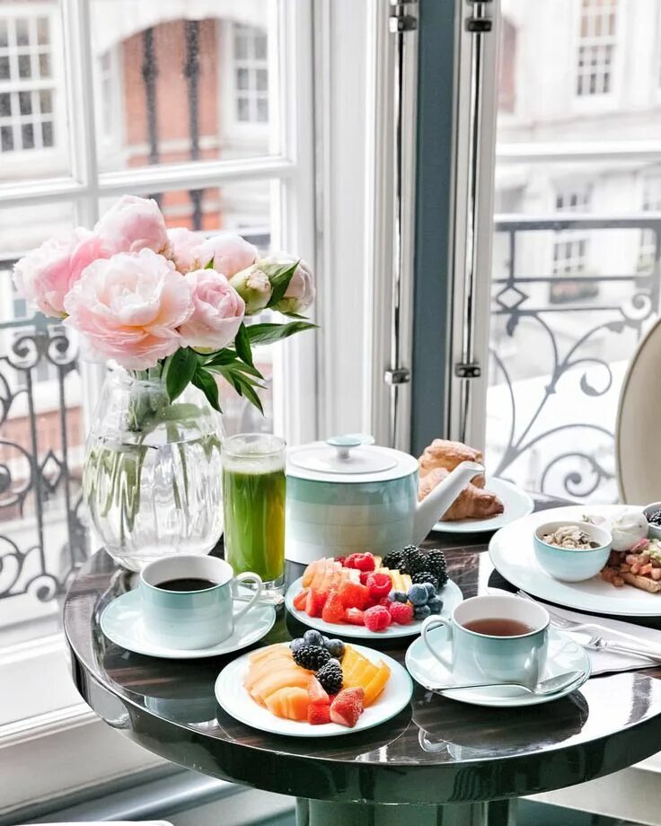 Картинки доброе утро красивые новые свежие Afternoon tea at Claridge's Café da manhã de hotel, Receitas, Hora do café