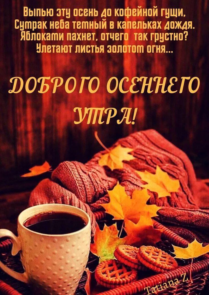 Картинки доброе утро новые стильные осенние Пин от пользователя Натали Григерман на доске А ОСЕНЬ Зимние картинки, Утренние 