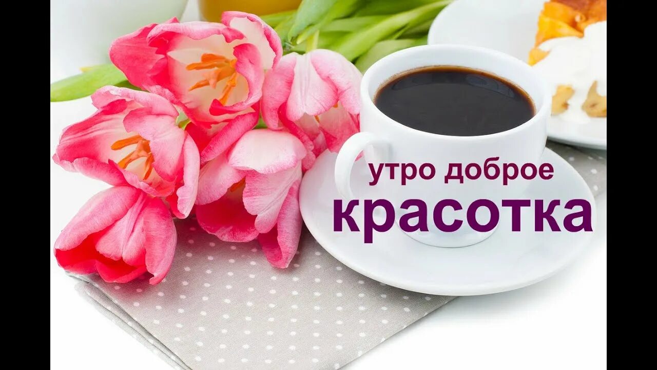 Картинки доброе утро позитивные новые красотка Утро доброе, КРАСОТКА красивое пожелание красивая музыкальная видео открытка - Y
