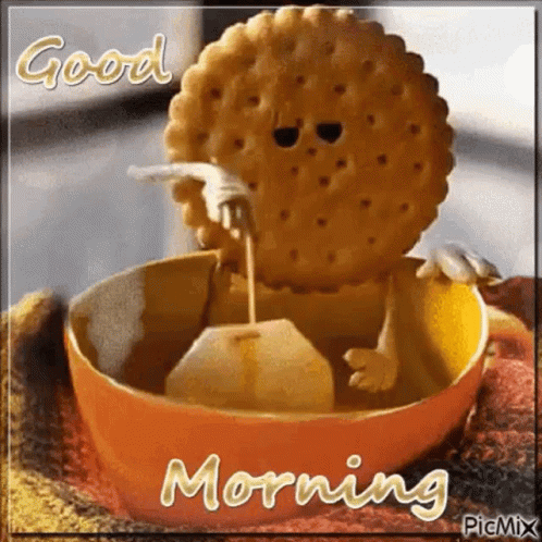 Картинки доброе утро прикольные двигающиеся Morning Good Morning GIF - Morning Good Morning Tea And Biscuits - Discover & Sh