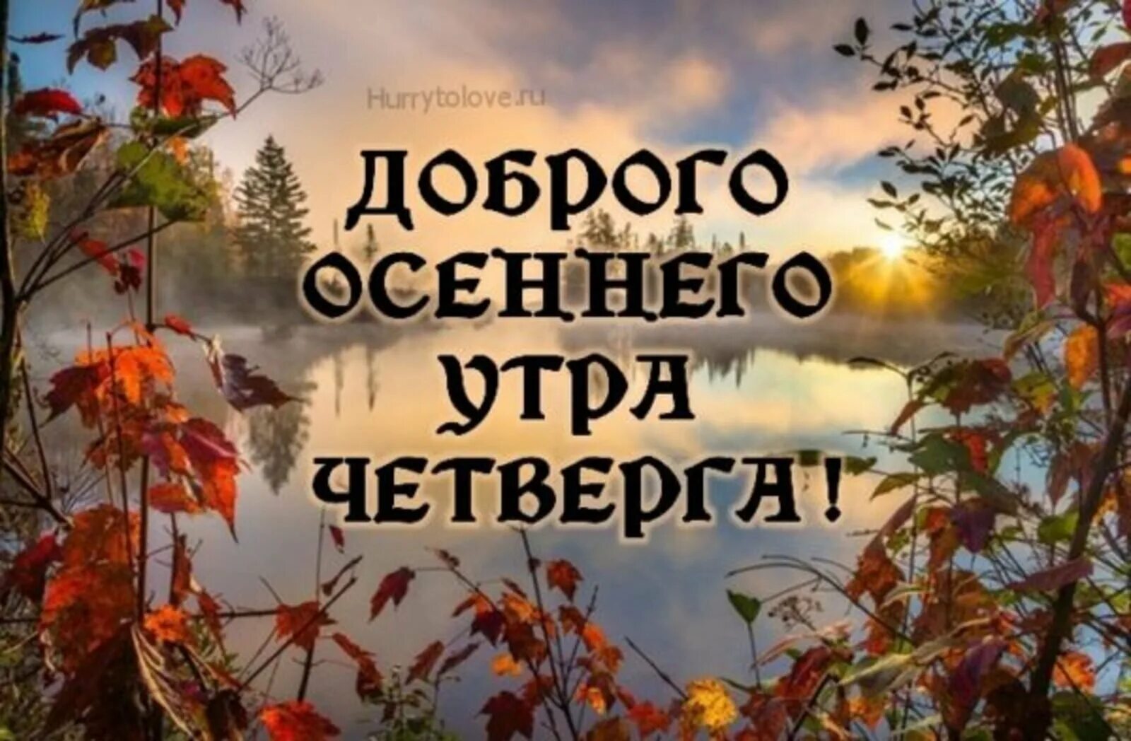 Картинки доброе утро среда осень с пожеланиями Доброе осеннее сентябрьское утро - 78 фото