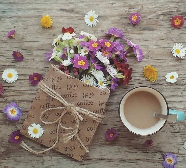 Картинки доброго утра октября стильные позитивные Pin on Beautiful Flower tea, Coffee love, Coffee time