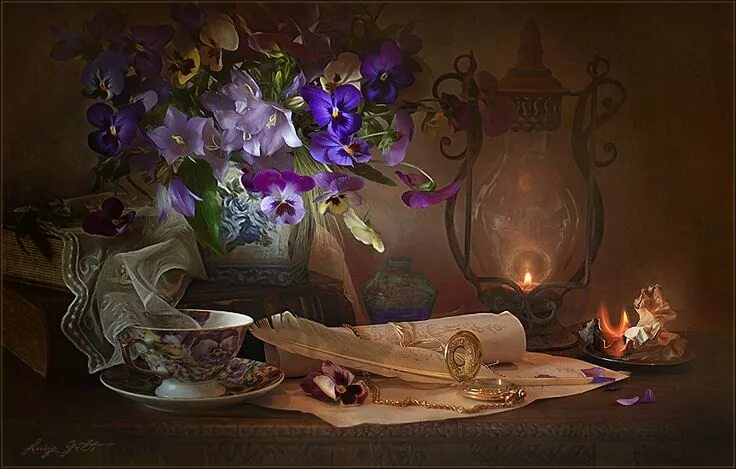 Картинки доброго уютного спокойного вечера Фотонатюрморты от Luiza Gelts Painting, Still life photography, Antique oil pain
