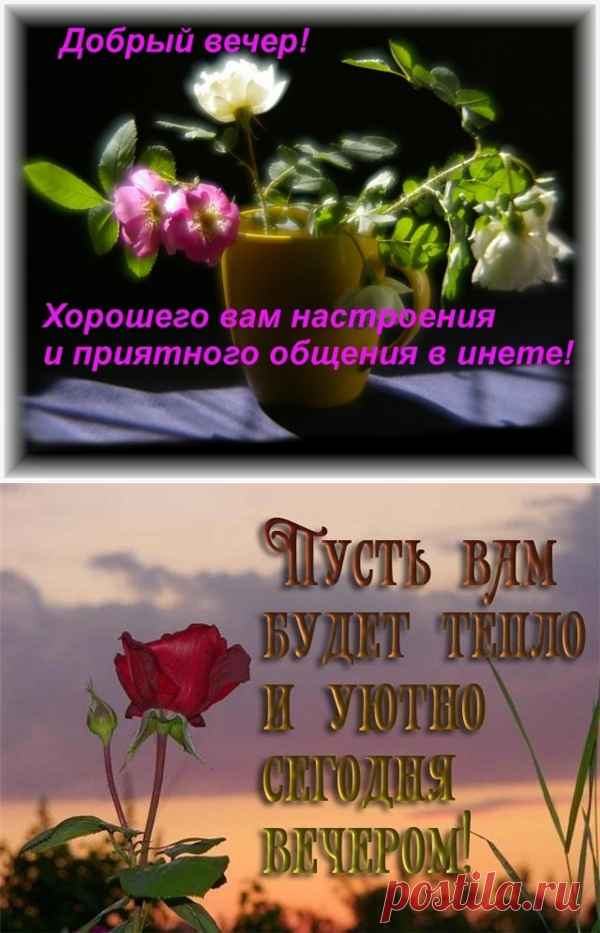 Картинки доброго вечера умные умные Здоровье в добром вечере