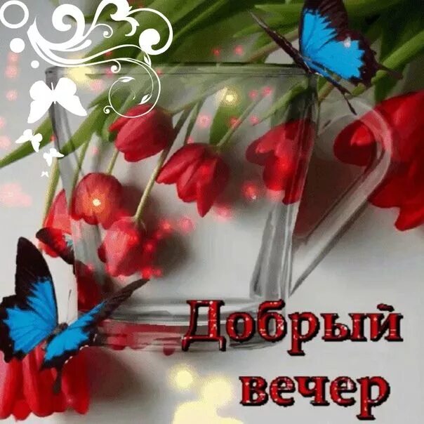 Картинки доброго вечера весенние позитивные красивые ♥ Счастливости ♥