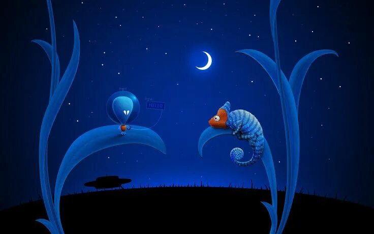 Картинки доброй ночи женщине позитивные необычные azul rey Blue digital art, Desktop wallpaper art, Art wallpaper