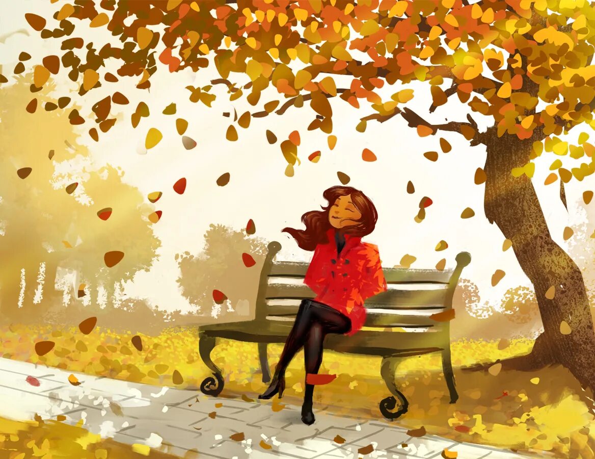 Картинки добрые позитивные осенние Autumn :: Behance