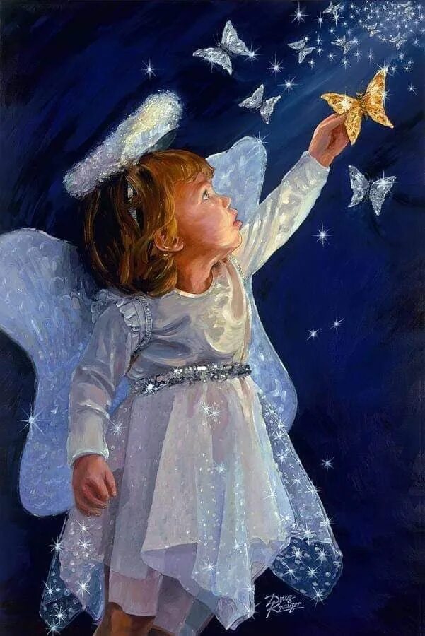 Картинки добрый вечер ангелы Pin by Marge Mattert on Beautiful scenery Angel painting, Christmas angels, Ange