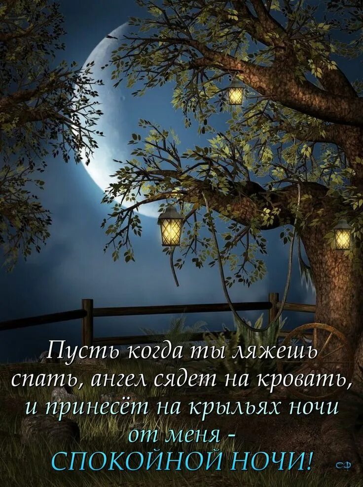 Картинки добрый вечер лес Пин от пользователя Larissapossuh на доске Надобраніч та Добрий вечер Ночь, Карт