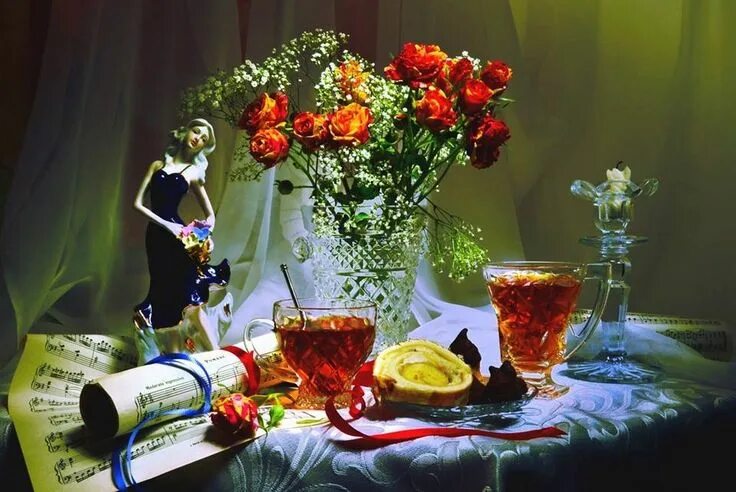 Картинки добрый вечер летние бесплатно Пин от пользователя Jovanka на доске Tea... Еда, Картинки