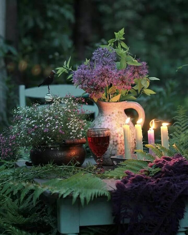 Картинки добрый вечер лето необычные красивые Pin by Michelle Kay on Stir My Soul Night garden, Midnight garden, Dream garden