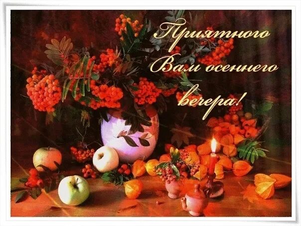 Картинки добрый вечер осенние смешные Добрый вечер, друзья!!! Желаем вам хорошего вечера. Пусть он будет спокойным, ую