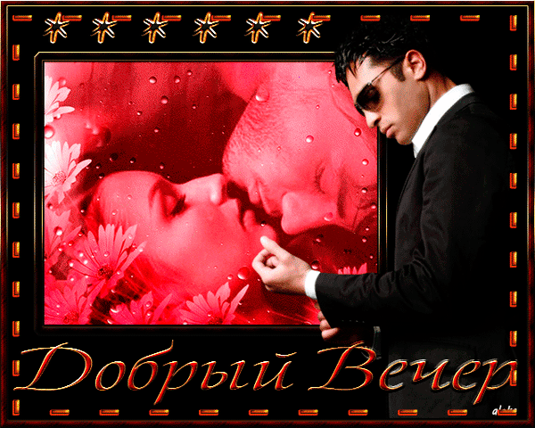 Картинки добрый вечер поцелуй Анимированная открытка Добрый вечер пингвин США последний поцелуй