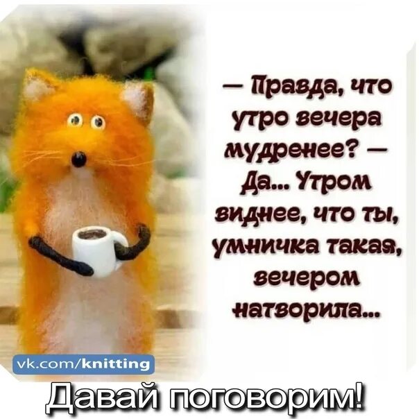 Картинки добрый вечер позитивные прикольные поднимающие настроение Good morning friends ! 2022 ВЯЗАНИЕ VK