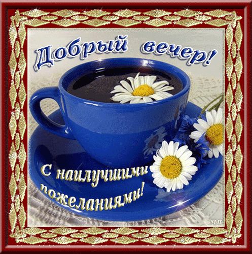 Картинки добрый вечер утро день Новая картинка для дорогого коллеги доброго и хорошего вечера! скачать бесплатно
