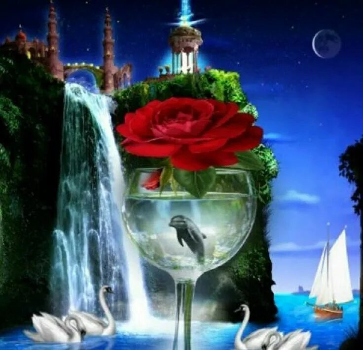 Картинки добрый волшебный вечер ● ❥ ʜᴀᴅᴀᴄᴀʀᴏʟɪɴᴀ ❥ ● Good night wishes, Night wishes, Night