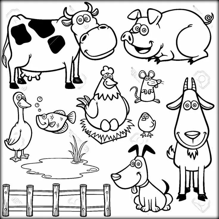 Картинки домашних животных раскраска Hottest Snap Shots farm Coloring Sheets Strategies It’s really no top secret tha