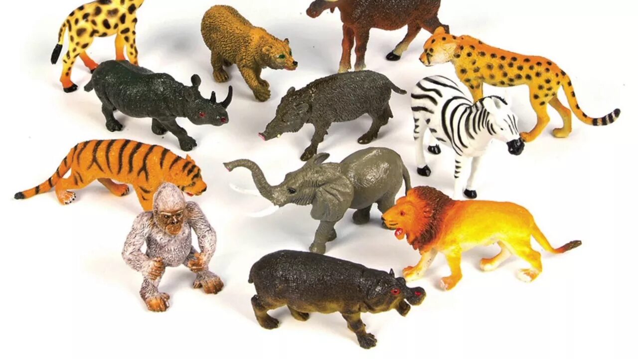 Картинки фигурок животных Plastic Animals : Diane - YouTube