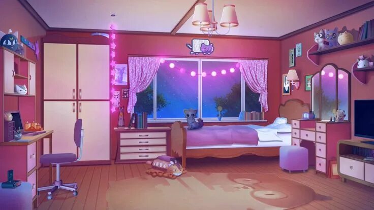 Картинки фото комнат Pin on Anime Backgrounds in 2024 Anime room, Bedroom drawing, Anime background