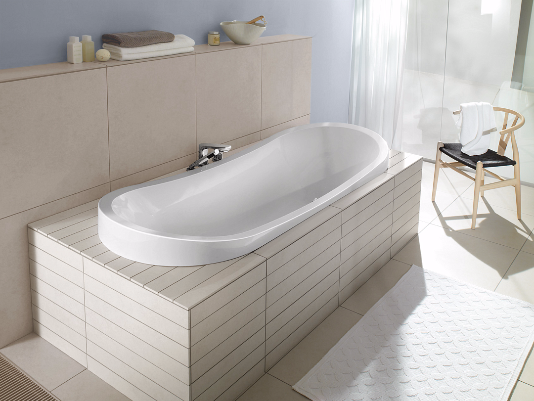Картинки фото ванны Акриловая ванна Villeroy & Boch My Nature 190x80 UBA190NAT9C0V-01.61 купить в ин