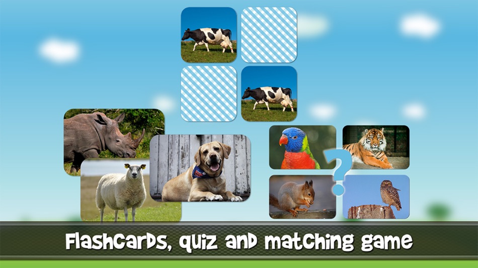 Картинки голоса животных Animal sounds and photos for kids and babies - Touch to hear and learn animals s